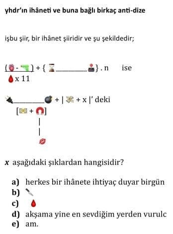 MİNİ ANTİ ŞİİR
