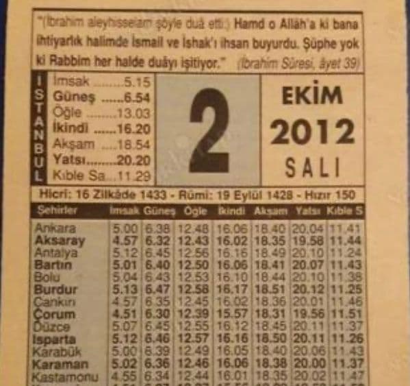 GÜNLERDEN